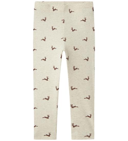 Name It Leggings - Rib - NmnRoko - Peyote Melange