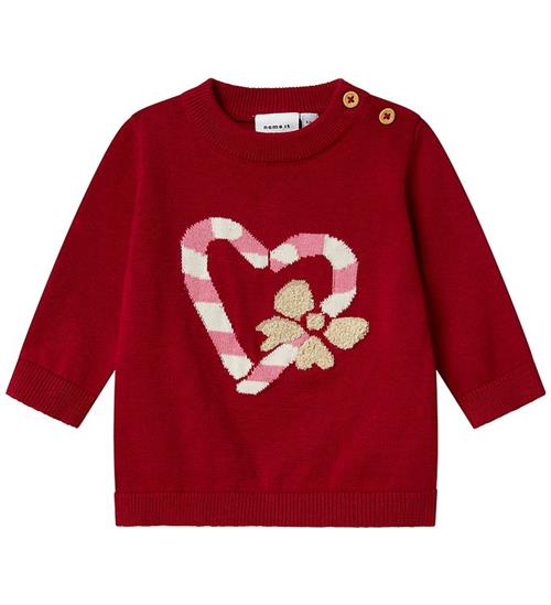 Name It Bluse - Strik - NbfReamo - Jester Red