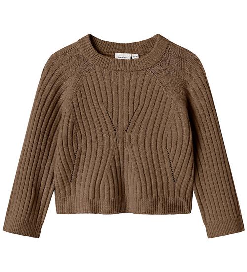 Name It Bluse - Strik - NmfRikine - Coffee Quartz