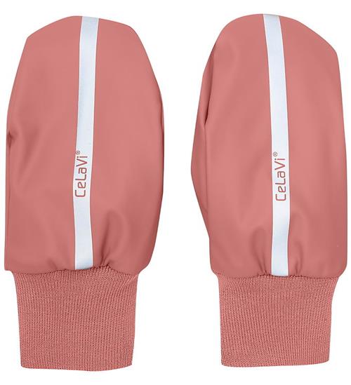 CeLaVi Luffer m. Flecce/ Rib i Toppen - PU - Brick Dust