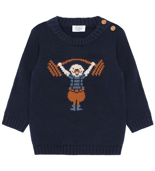 Hust and Claire Bluse - Strik - HCPilou - More Navy m. Vægtløfte
