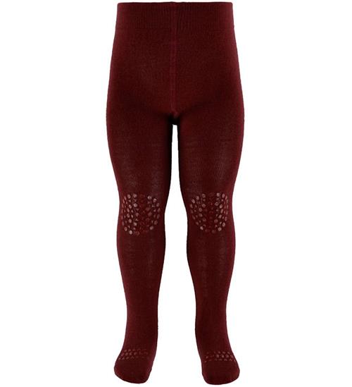 GoBabyGo Kravlestrømpebukser - Uld - Wine Red