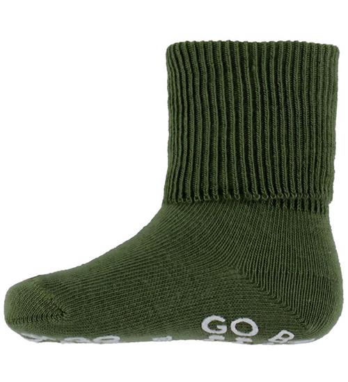 GoBabyGo Skridsikre Strømper - Olivine
