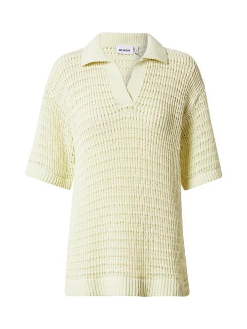 WEEKDAY Pullover 'Cindy'  pastelgrøn