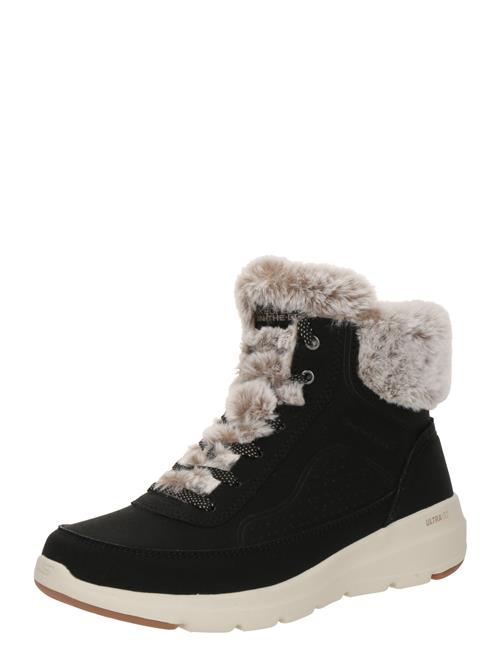 SKECHERS Støvletter 'GLACIAL ULTRA - MOUNTAIN MUSE'  grå / sort