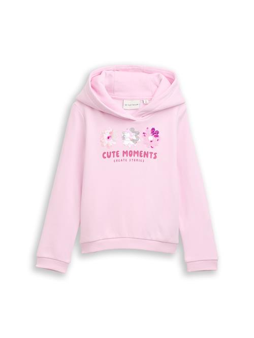 TOM TAILOR Sweatshirt  pink / lyserød / sølv