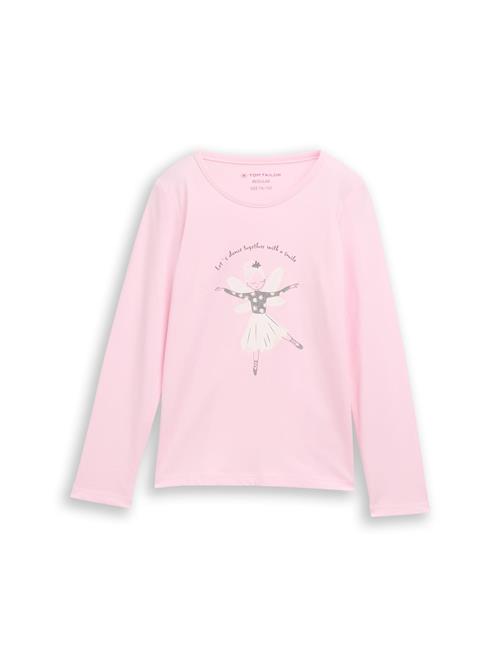 TOM TAILOR Bluser & t-shirts  lysebeige / mudderfarvet / blomme