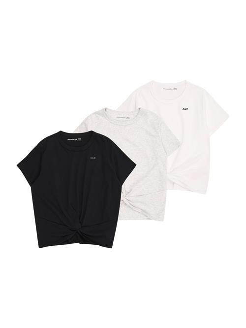 Abercrombie & Fitch Bluser & t-shirts  sort / hvid / hvid-meleret