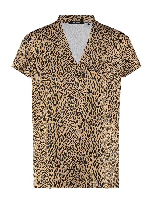 TAIFUN Bluse  umbra / sort