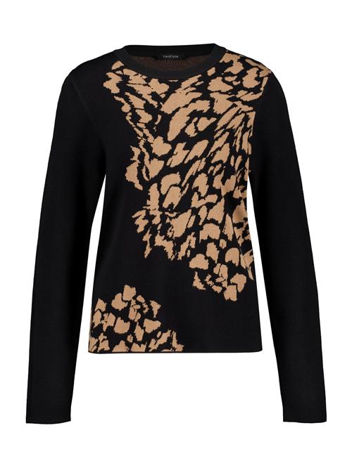 TAIFUN Pullover  brun / sort