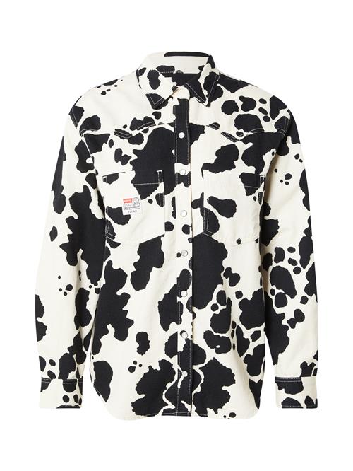 LEVI'S ® Bluse 'TS WESTERN'  sort / hvid