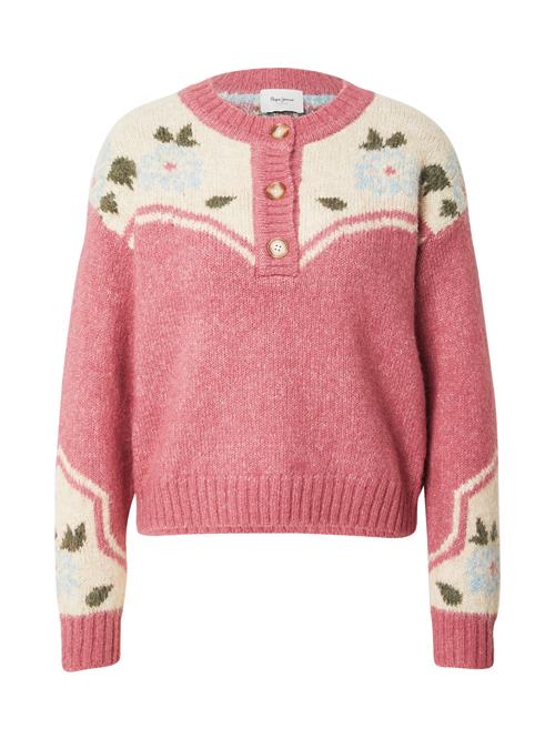 Pepe Jeans Pullover 'Chiara'  lysebeige / lyseblå / oliven / lyserød