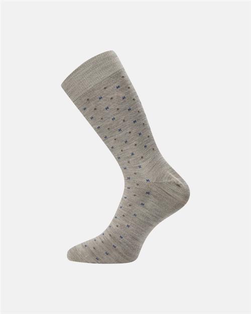 Strømper "twin no elastic" | Uld/Bomuld | Beige