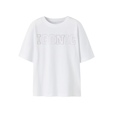 Se NAME IT T-shirt Rosalie Bright White hos SmartKidz