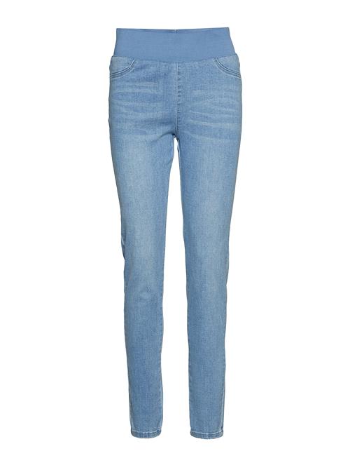 Pants From Freequent In A Soft Denim. The Pants Have A Simple Silhouette With An FREE/QUENT Blue