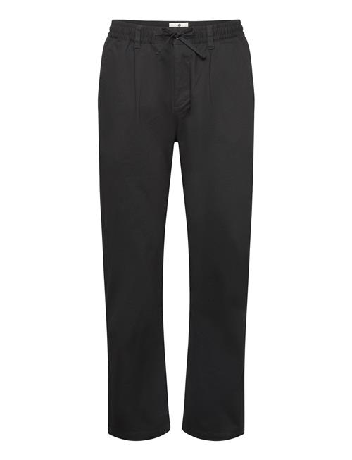 Akjan Cotton Pleat Ela Pants Anerkjendt Black