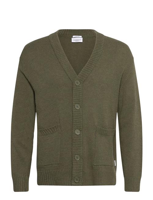 Lambswool Button Cardigan Lindbergh Khaki