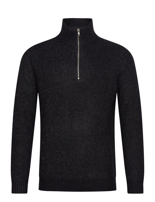 Stand-Up Collar Knit Lindbergh Black