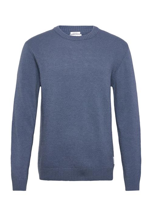 Lambswool O-Neck Knit Lindbergh Blue