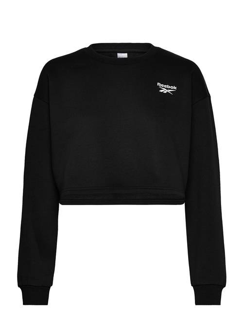 Id Small Logo Cropped Fleece Crewne Reebok Classics Black
