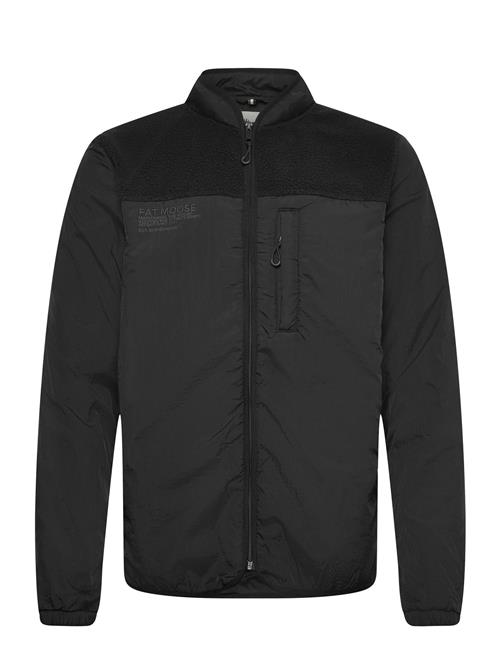 Vester Fleece Jacket Fat Moose Black