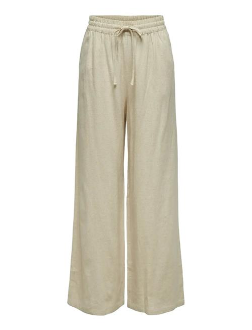 Jdysay Hw Linen Wide Pant Wvn JDY Beige