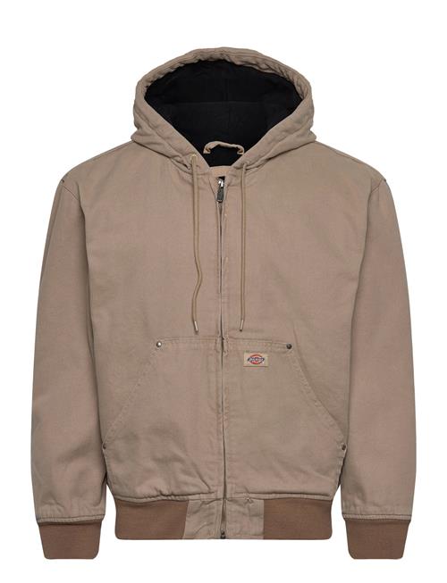 M Hilham Hooded Canvas Jacket Dickies Beige