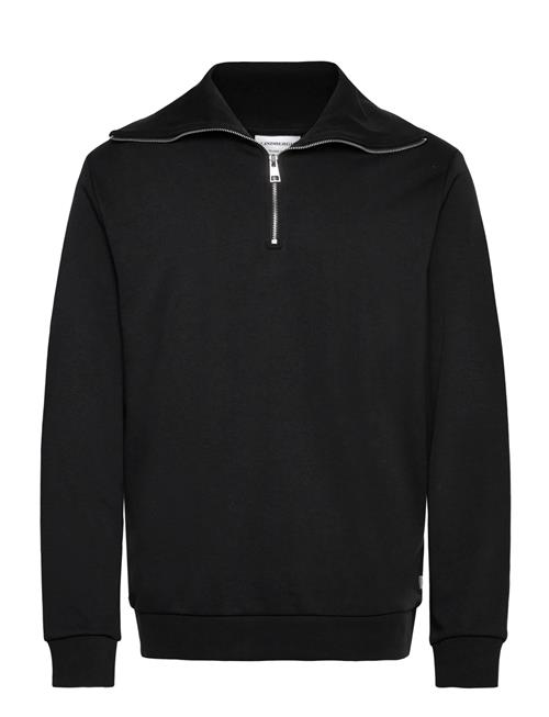 Half Zip Sweat With Over D Colla Lindbergh Black