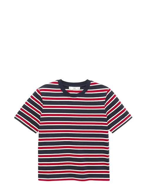 Striped Cotton T-Shirt Mango Navy