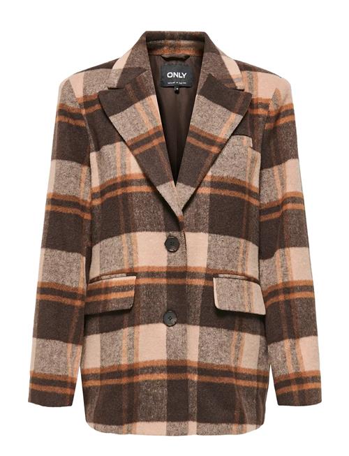 Onlimmy Life Check Blazer Otw ONLY Brown