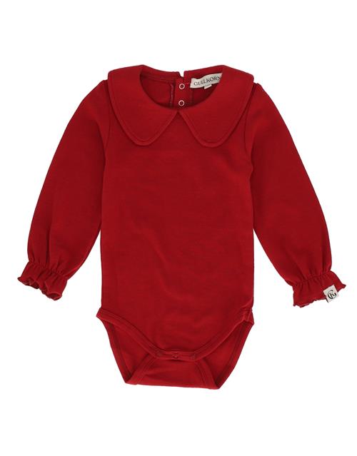 Gullkorn Design Peg Bodysuit Deep Red  Deep Red-62 cm  Rød  62 cm  unisex
