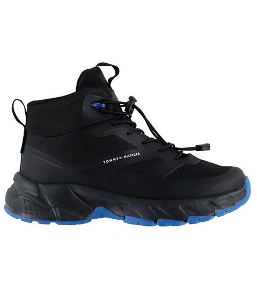 Tommy Hilfiger Støvler - Mid Lace-Up - Sort