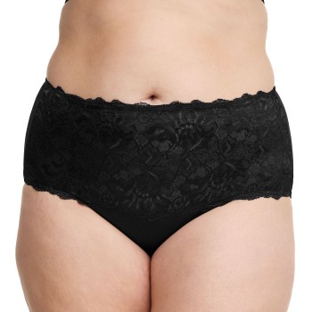 Swegmark Trusser Lace Maxi Briefs Sort polyamid Small Dame