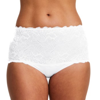 Swegmark Trusser Lace Maxi Briefs Hvid polyamid Large Dame