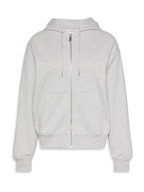 Calvin Klein Jeans Sweatjakke  lysegrå