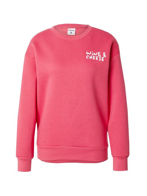 Se Sublevel Sweatshirt  lys rød / hvid ved About You
