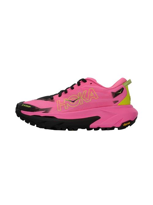 HOKA Løbesko 'Mafate 5'  kiwi / lys pink / sort