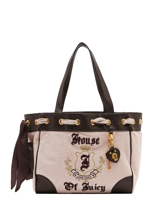 Juicy Couture Håndtaske  mørkebrun / guld / lyserød