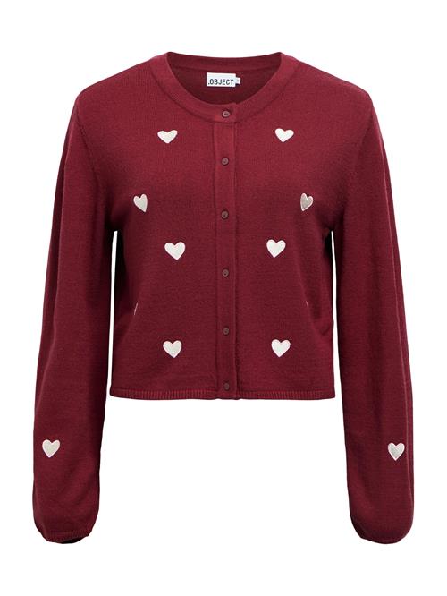 OBJECT Cardigan 'OBJTHESS'  brun / lilla / hvid