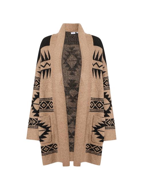 Noisy may Cardigan 'NMLEISE'  mokka / sort