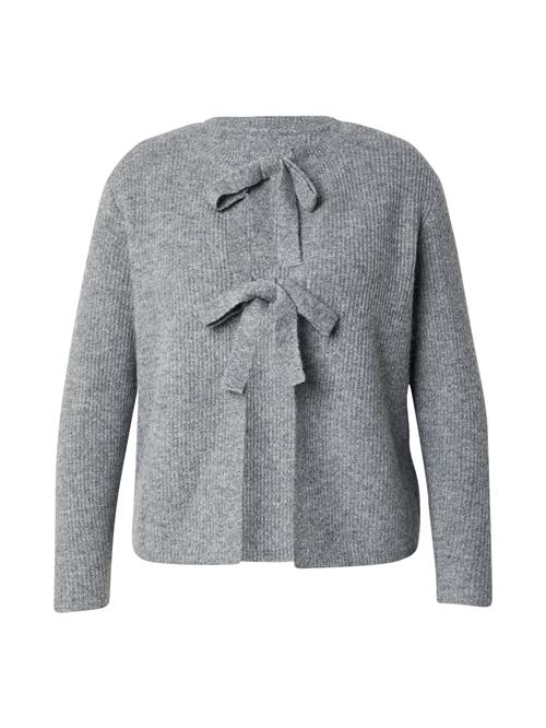 PIECES Curve Cardigan 'PCSILLY'  grå-meleret