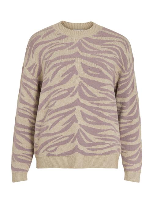 VILA Pullover 'FEAMA'  beige / lysviolet