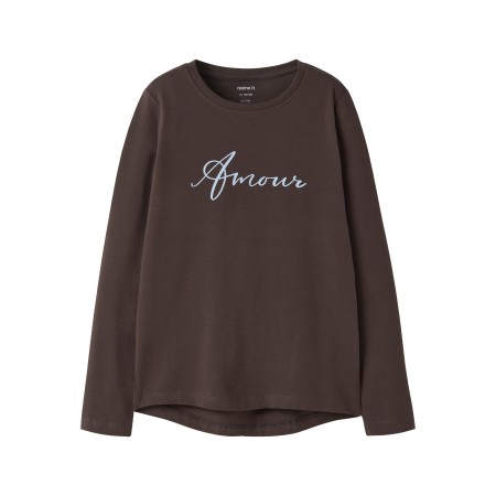 Se NAME IT Bluse Vix Seal Brown Amour hos SmartKidz