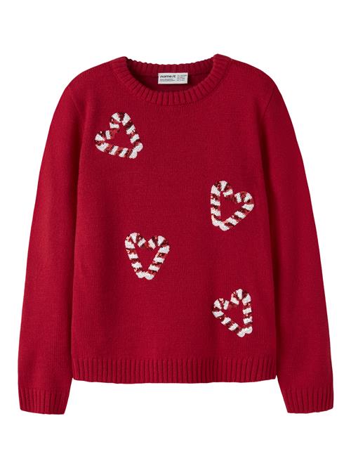 Se NAME IT Striktrøje Rajul Loose Jester Red hos SmartKidz