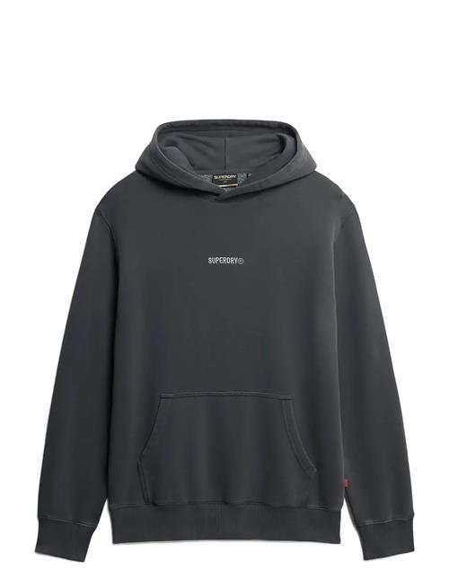 Micro Logo Hood Superdry Grey