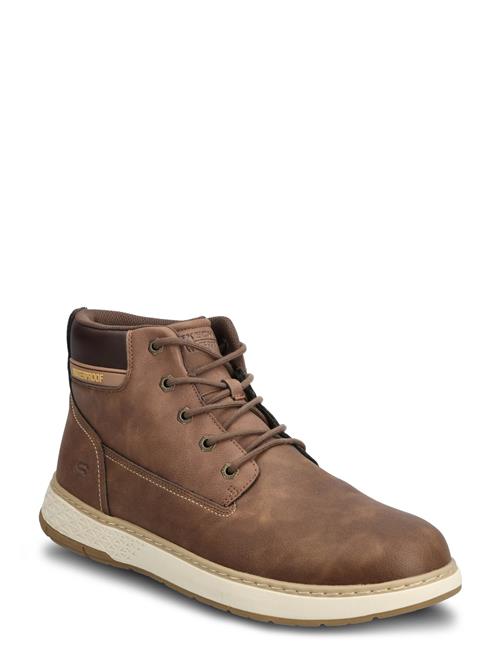 Mens Garlan Deno Skechers Brown