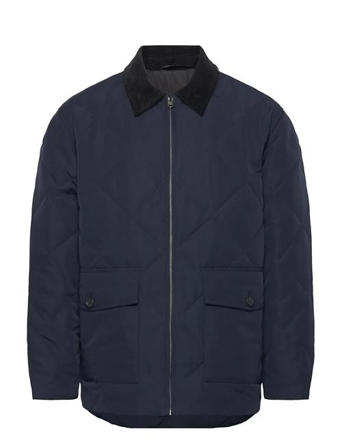 Slhcarlos Quilted Jkt Selected Navy