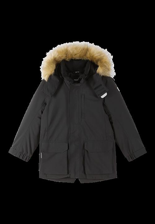 Reima Ajaton Reimatec Vinterjakke Black  Black-134 cm  Sort  134 cm  unisex