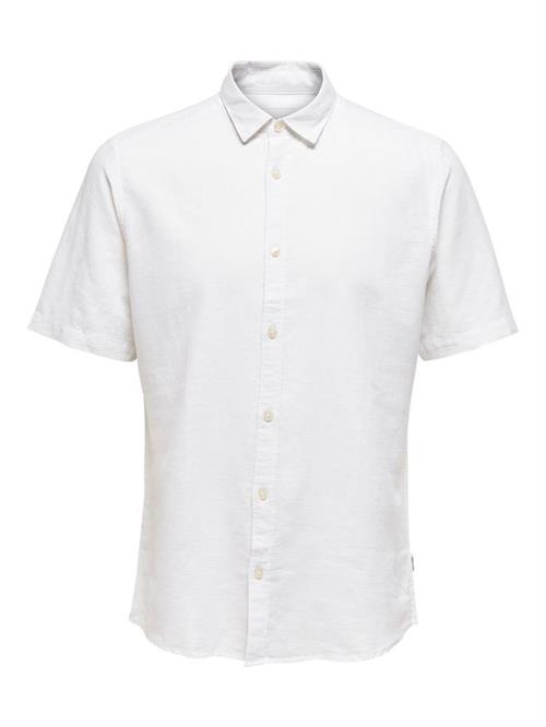 ONSCAIDEN SS SOLID LINEN SHIRT NOOS
