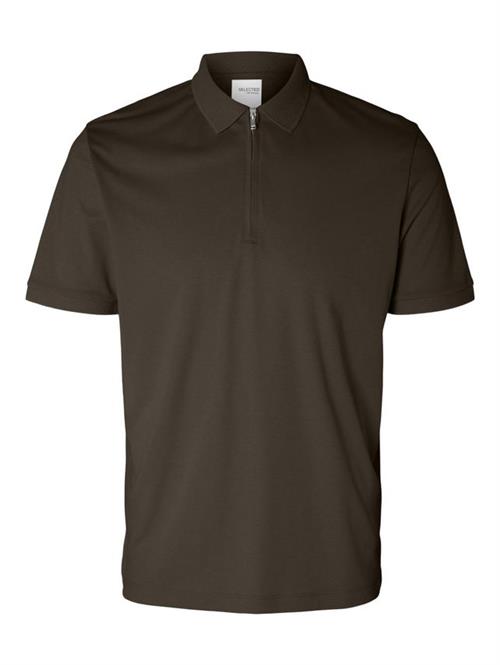 SLHFAVE ZIP SS POLO B
